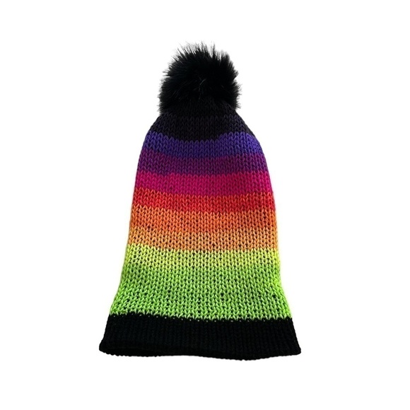 Neon Rainbow Hat - Picture 5 of 6